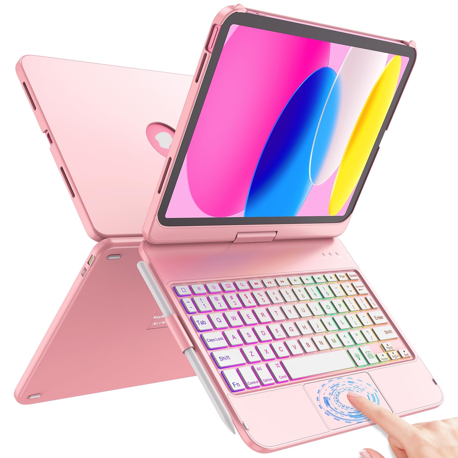 /ᐠ_ ꞈ _ᐟ\様 Amazon.com: FUWANG Touch Keyboard Case for iPad (A16) 11th